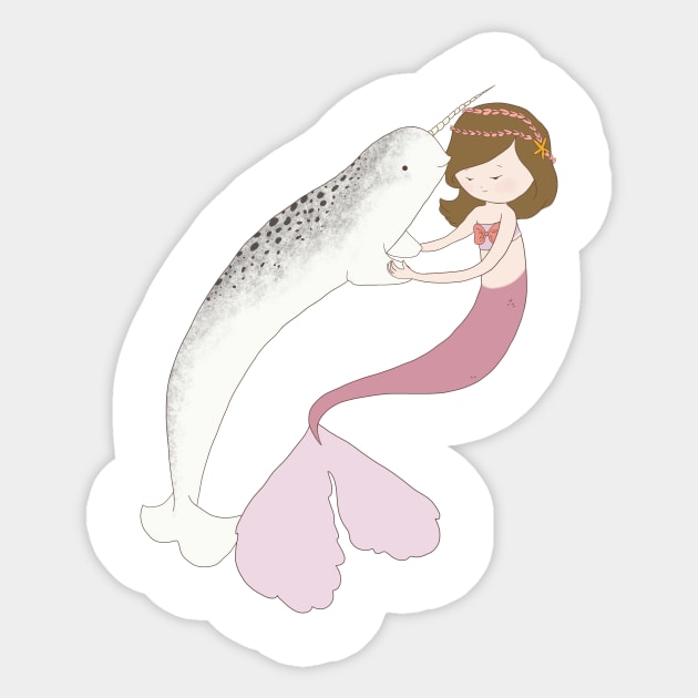 Mermaid Royalty Sticker by littlemoondance